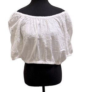 White Off-Shoulder Blouse